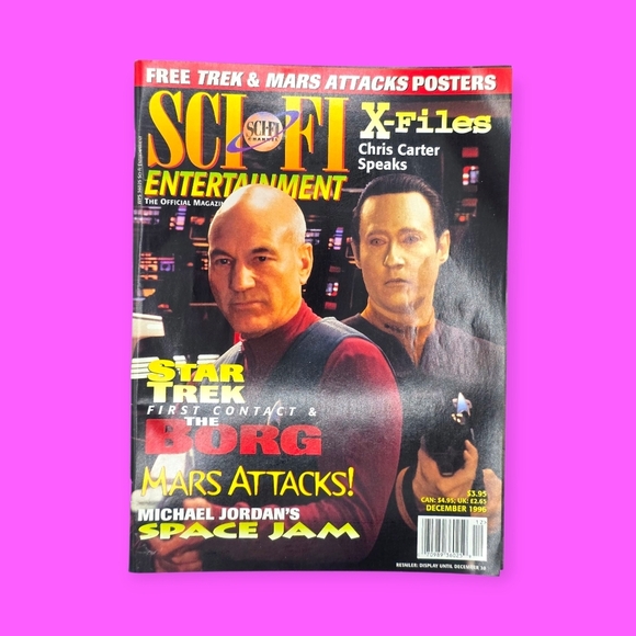 Vintage 1996 Sci-Fi Entertainment Magazine Star Trek & X-Files Issue - Picture 1 of 6